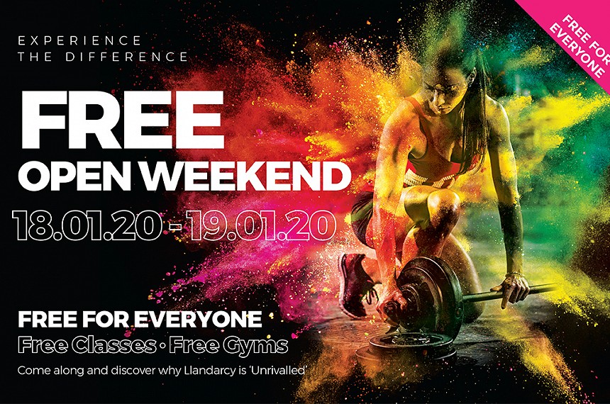 BRING YOUR GYM KIT AND WORKOUT FOR FREE! FREE GYM. FREE CLASSES. FREE OPEN WEEKEND