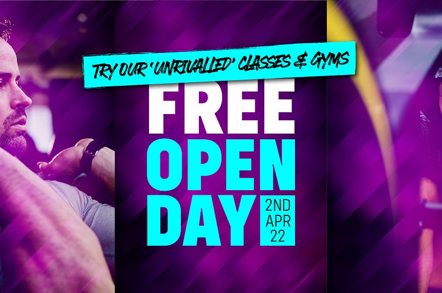 Free Open Day - Try Our Gyms & Classes For FREE!